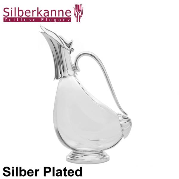 Silberkanne Qualitative Dekantierente Rotweinkaraffe 0,9 L Silber Plated