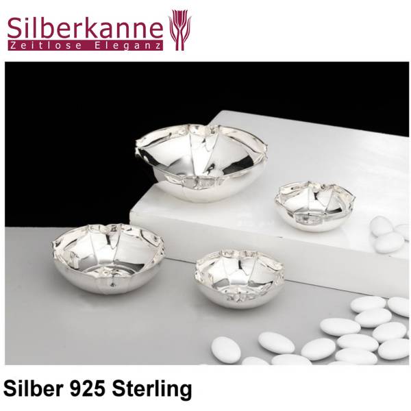 Silberkanne Schale Bonboniere D 11,5 cm Silber 925 Sterling Fabrikverkauf