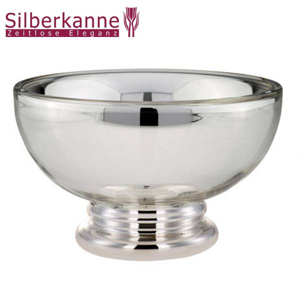 Silberkanne Silberglas Bauernsilber Schale D 20cm