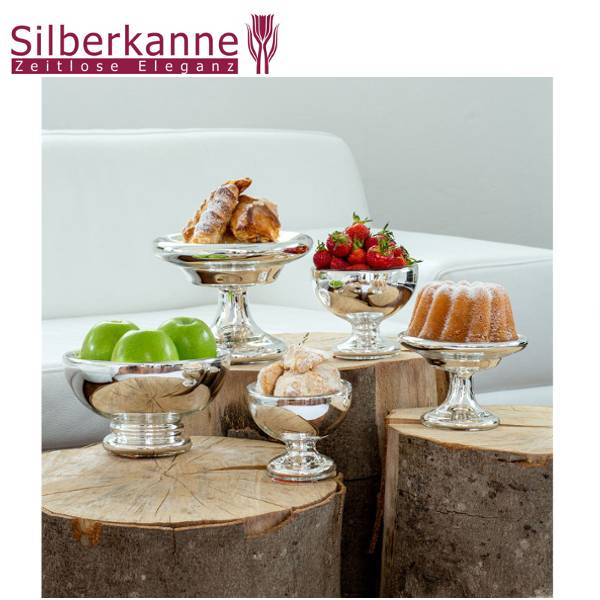 Silberkanne Silberglas Bauernsilber Schale D 20cm Günstiger Verkauf