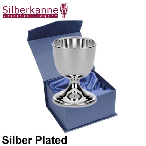 Silberkanne Eierbecher Frankfurt 6,5x4,5 cm Silber Plated versilbert Outlet