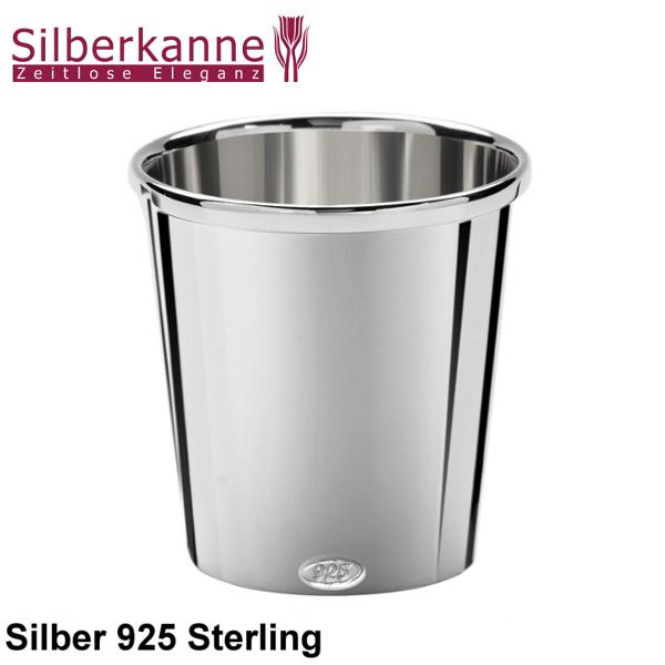 Silberkanne Becher H 8 cm Silber 925 Sterling 101 gramm