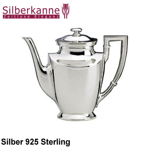 Silberkanne Moccakanne Queen Anne 0,5 l Silber 925