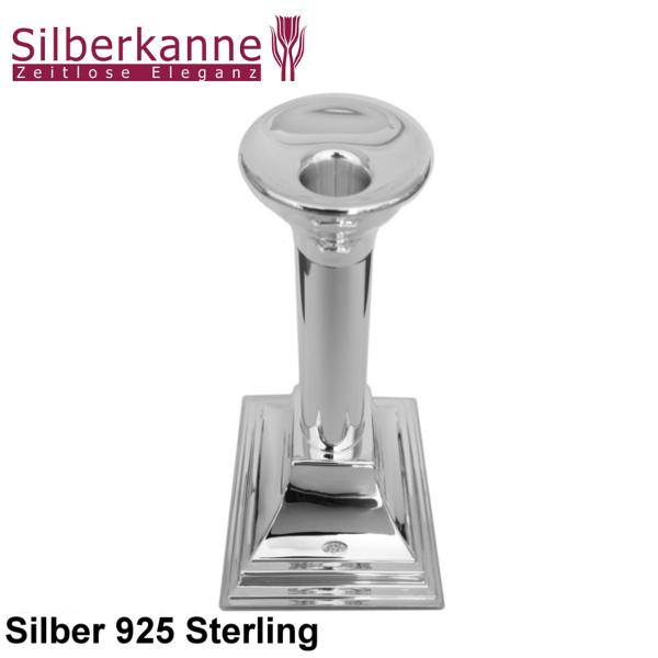 Silberkanne Kerzenleuchter Venedig H 15 cm 925 Silber Sterling
