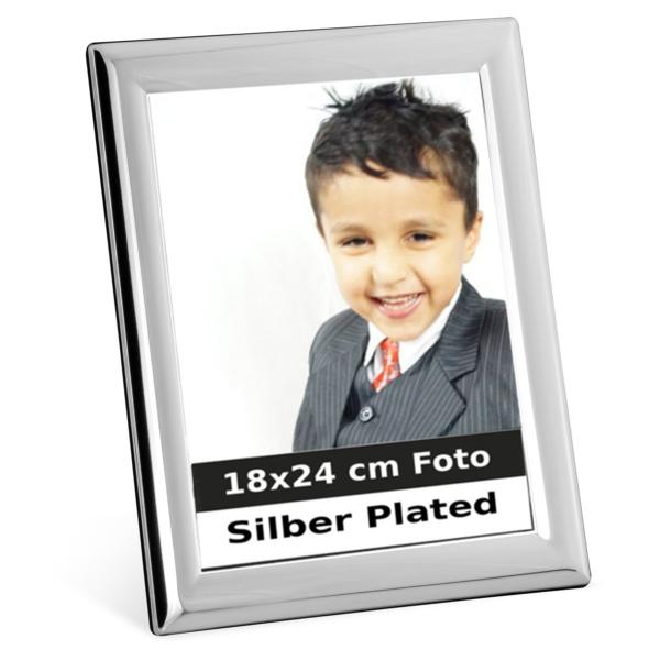 Silberkanne Bilderrahmen Paris 18x24 cm Foto Silber Plated versilbert