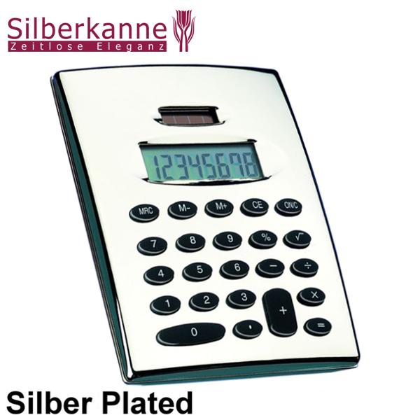 Silberkanne Schreibtischzubehör Set 5 tlg Silber Plated versilbert. Tesaabroller, Tischrechner, Stifteköcher, Brieföffner und Visitenkartenhalter / Zettelhalter Meist gekauft