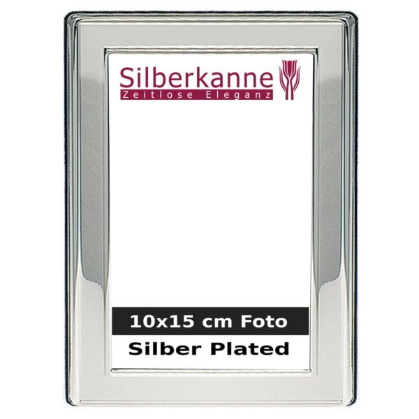 Silberkanne Bilderrahmen Frankfurt 10x15 cm Fotos Silber Plated versilbert