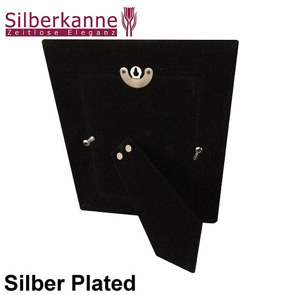 Silberkanne Bilderrahmen Welle schmal 13x18 cm Foto Silber Plated versilbert Outlet