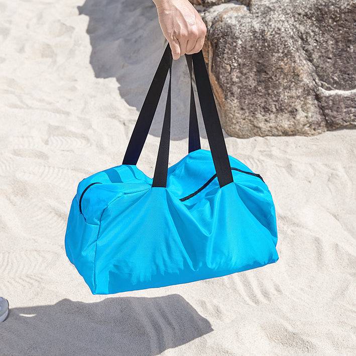 Sobuy SoBuy Lycra Strandzelt mit 4 Alu-Stangen Sonnensegel Strandmuschel Hellblau OZT02-HB Meist gekauft