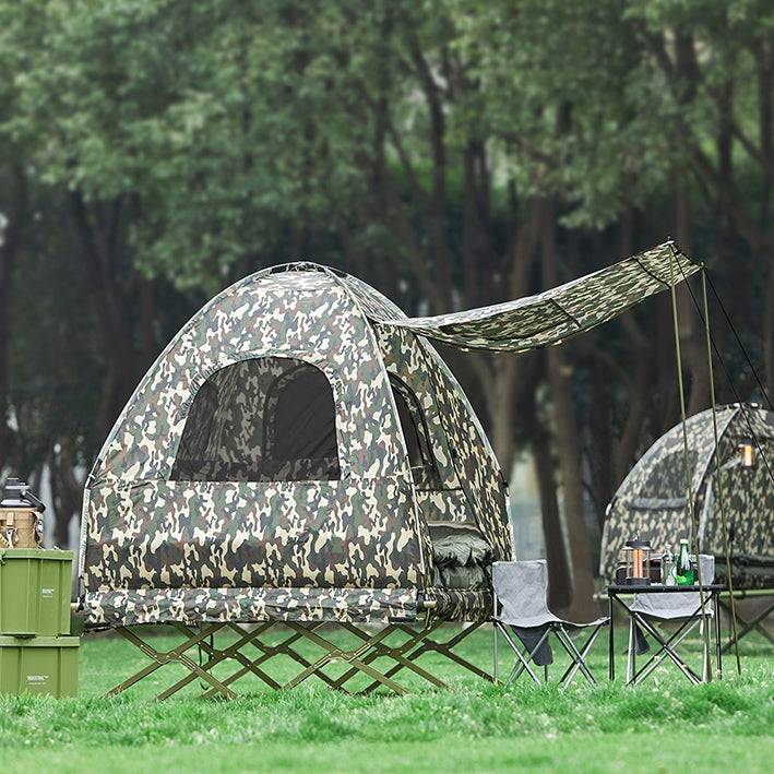 Sobuy SoBuy 4in1-Zelt mit Vorzelt Für 2 Personen Wurfzelt Feldbett mit Campingliege Tarnfarbe OGS61-L-TN Verkauf
