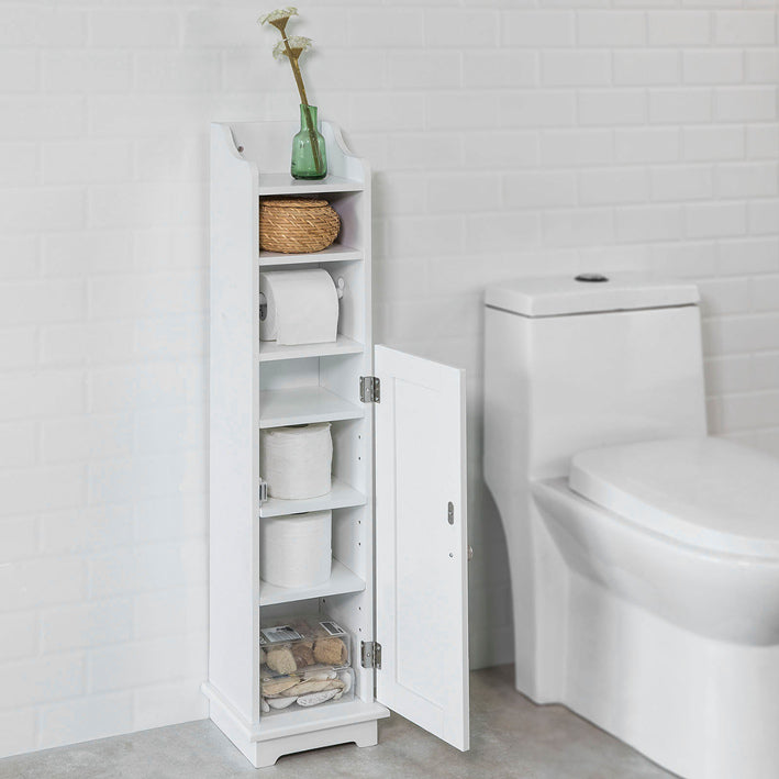 Sobuy SoBuy Toilettenpapierhalter Toilettenpapier Aufbewahrung Badezimmerschrank Weiß FRG177-W Günstiger Verkauf