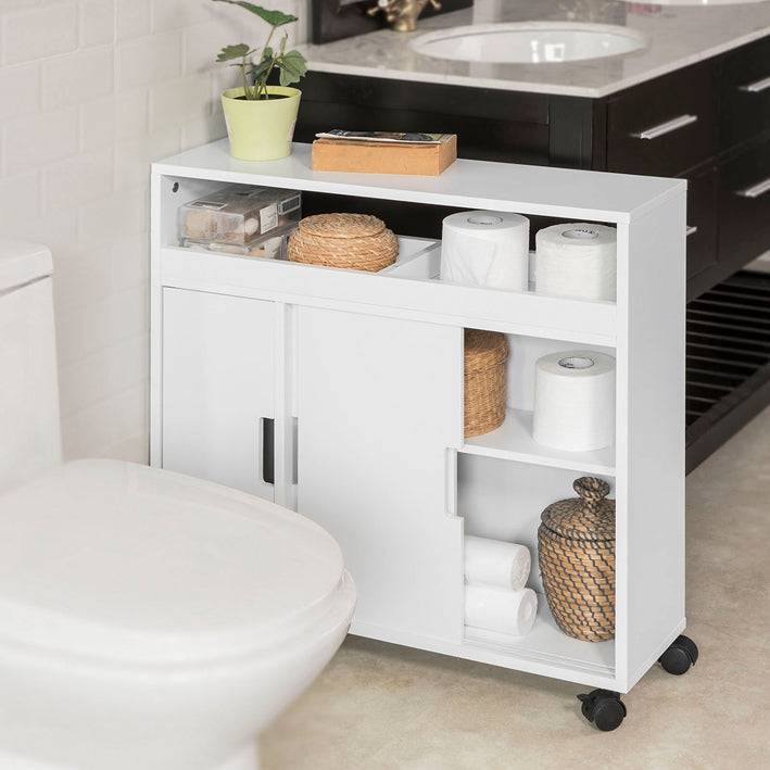 Sobuy SoBuy Badrollwagen Nischenschrank Badschrank Weiß BZR02-W Verkauf