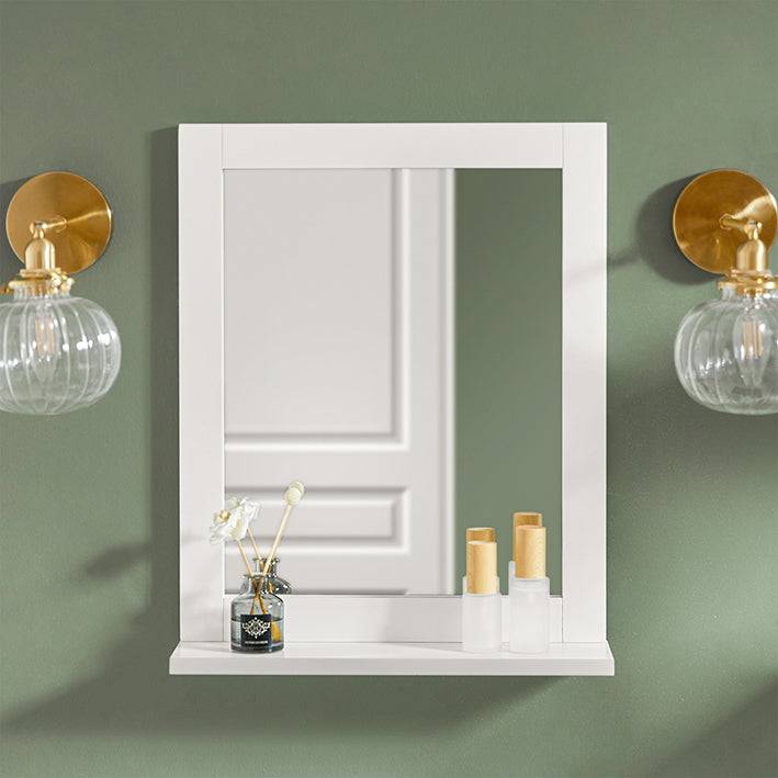 Sobuy SoBuy Badspiegel mit Ablage Wandspiegel Spiegel Weiß FRG129-W Günstiger Verkauf