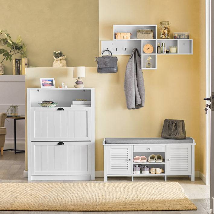 Sobuy SoBuy Garderobenbank Sitzbank Schuhbank Weiß FSR83-W Angebote