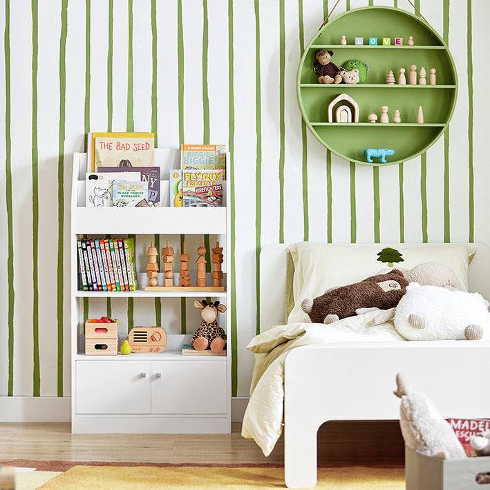 Sobuy SoBuy Kinderbücherregal Standregal Kinderzimmer Aufbewahrungsregal Weiß KMB11-W Hotsell