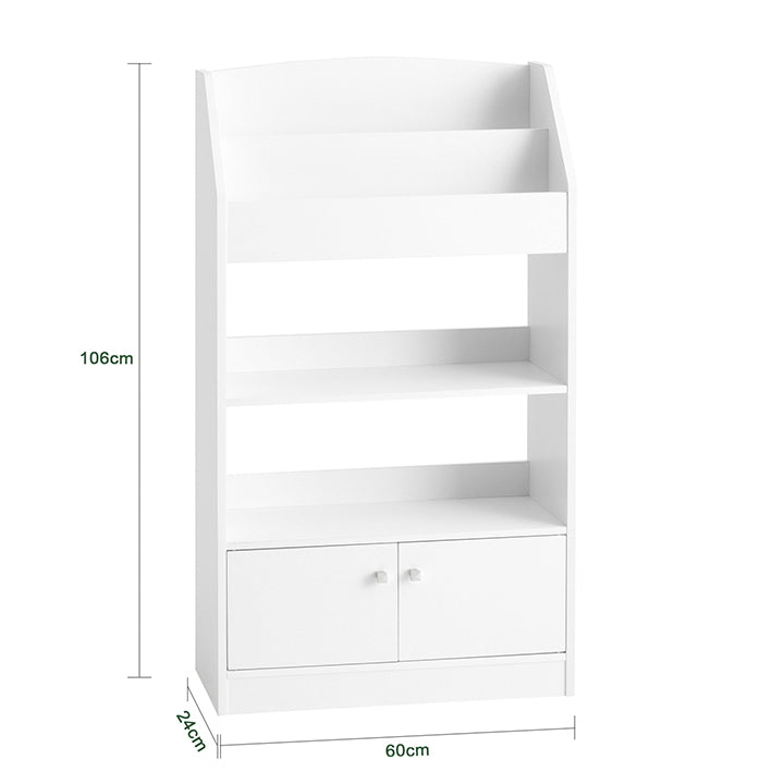 Sobuy SoBuy Kinderbücherregal Standregal Kinderzimmer Aufbewahrungsregal Weiß KMB11-W Hotsell