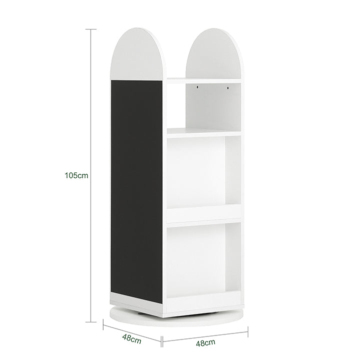 Sobuy SoBuy Kinderregal Kinder Drehregal Aufbewahrungsregal für Kinder KMB64-W Schlussverkauf