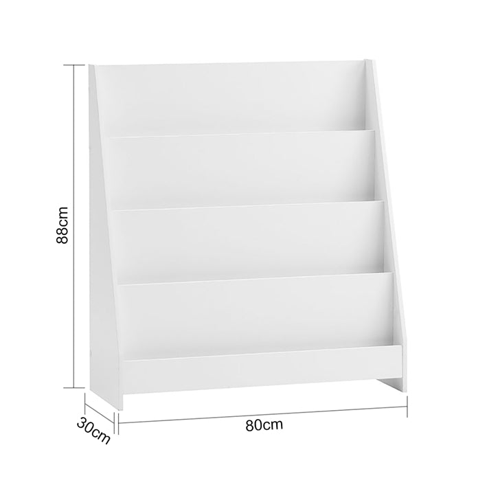 Sobuy SoBuy Kinderbücherregal Zeitungsständer Aufbewahrungsregal für Kinder KMB32-W im Angebot