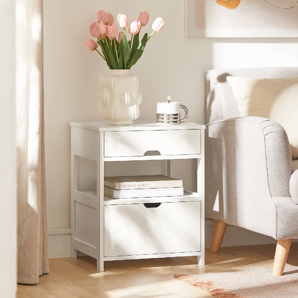 Sobuy SoBuy Nachttisch Nachtschrank Beistelltisch Weiß FRG258-W Hotsell