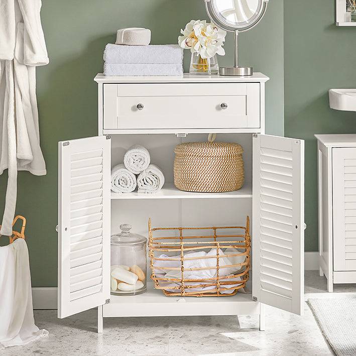 Sobuy SoBuy Badkommode Badzimmerschrank Sideboard Weiß FRG238-W Meist gekauft