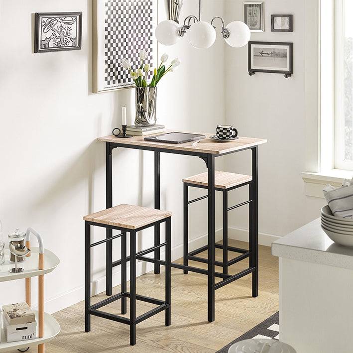Sobuy SoBuy Bartisch mit 2 Hockern Bartisch set 3-teilig OGT10-N Angebote