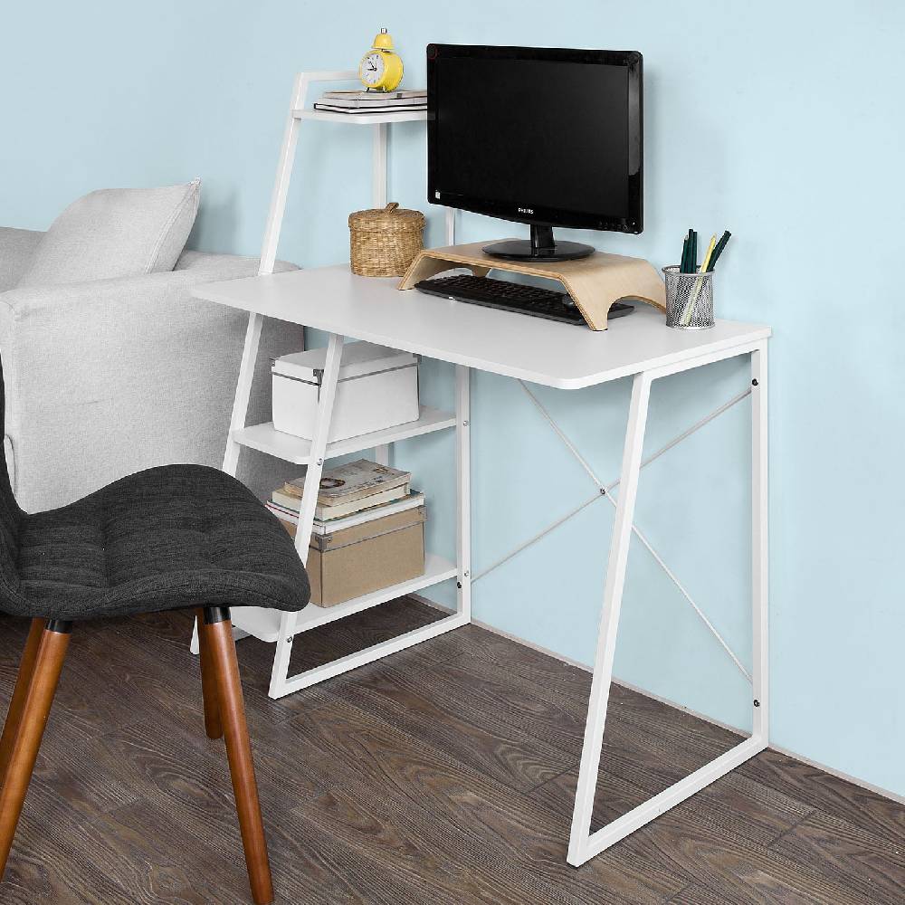 Sobuy SoBuy Schreibtisch Schreibtisch mit Regal Schreibtisch Kinder FWT29-W Angebote