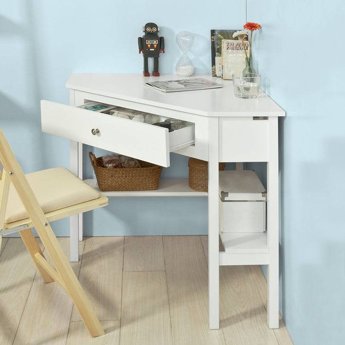 Sobuy SoBuy Eckschreibtisch Schreibtisch Weiß FWT31-W Letzte 3 Tage