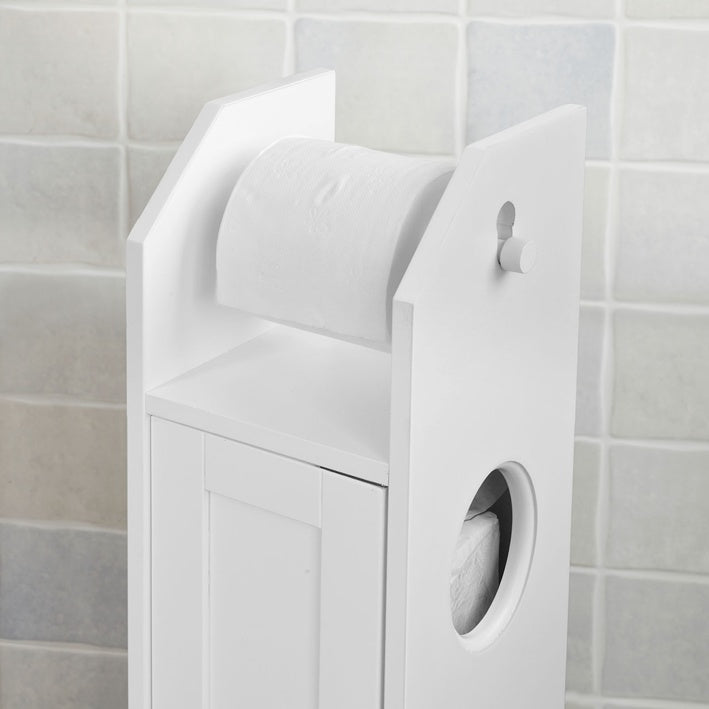 Sobuy SoBuy Toilettenpapierhalter Toilettenpapier Aufbewahrung Badezimmerschrank Weiß FRG135-W Angebote