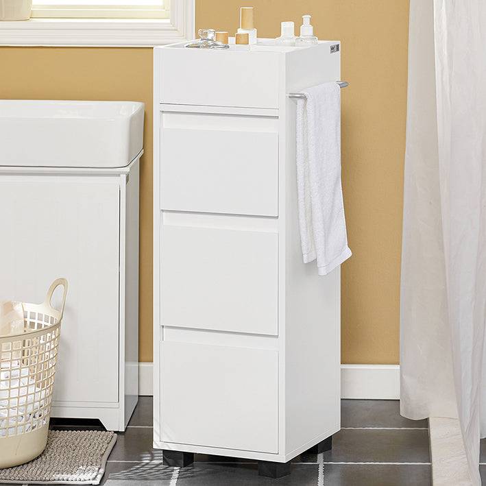 Sobuy SoBuy Badezimmerschrank Badkommode Midischrank BZR29-W Schlussverkauf