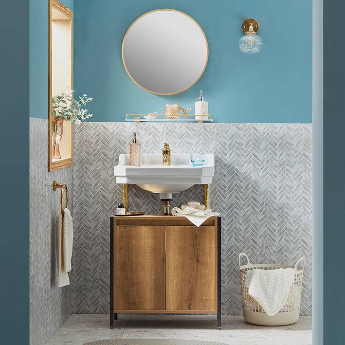 Sobuy SoBuy Waschbeckenunterschrank Badezimmerschrank Waschtisch BZR63-PF Meist gekauft