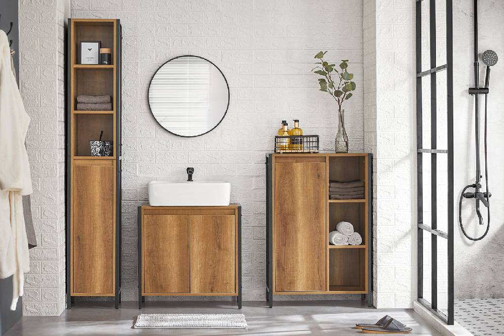 Sobuy SoBuy Waschbeckenunterschrank Badezimmerschrank Waschtisch BZR63-PF Meist gekauft