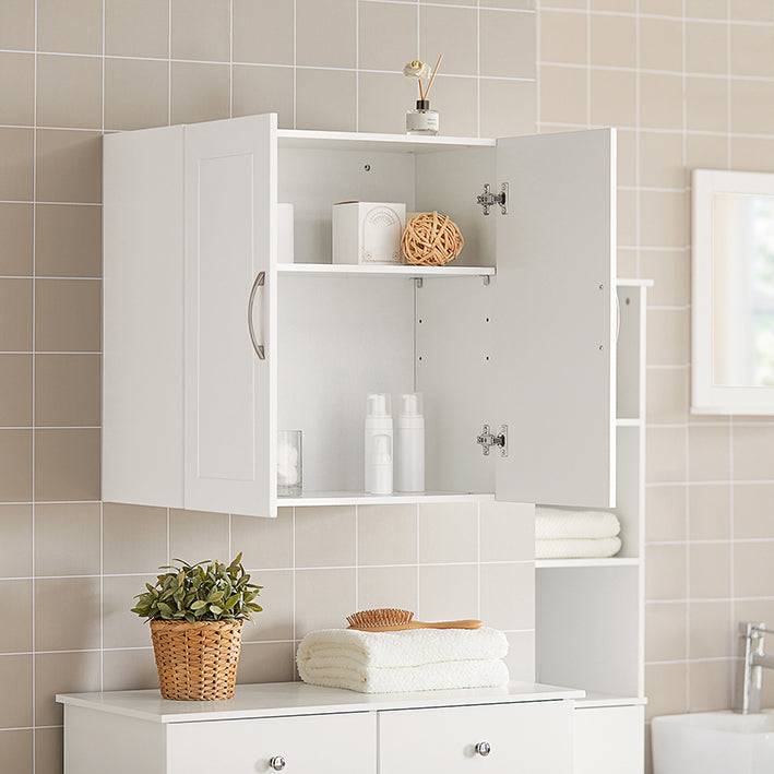 Sobuy SoBuy Wandschrank Bad Hängeschrank Badschrank Weiß FRG231-W Auslauf