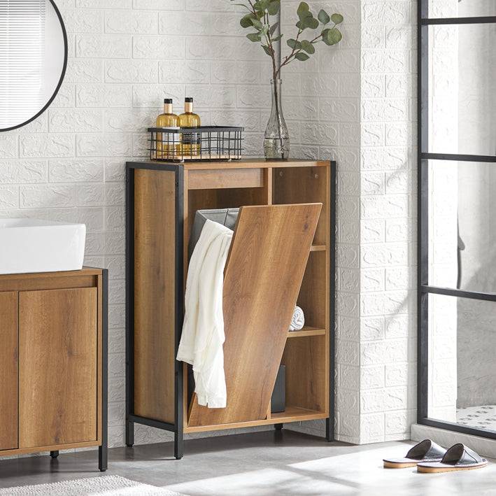 Sobuy SoBuy Wäscheschrank mit Wäschesäcken Wäschesammler Wäschekorb BZR65-PF Schlussverkauf