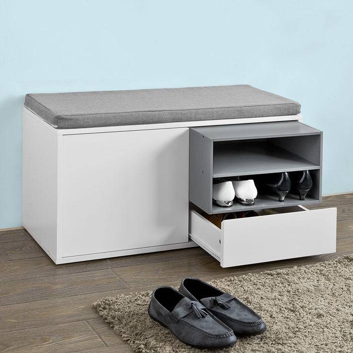 Sobuy SoBuy Garderobenbank Sitzbank mit stauraum Schuhbank Weiß FSR37-W Angebote