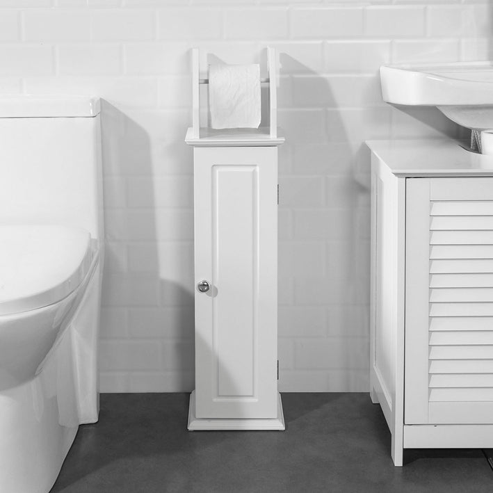 Sobuy SoBuy Toilettenrollenhalter Badregal Badezimmerschrank BZR53-W Outlet