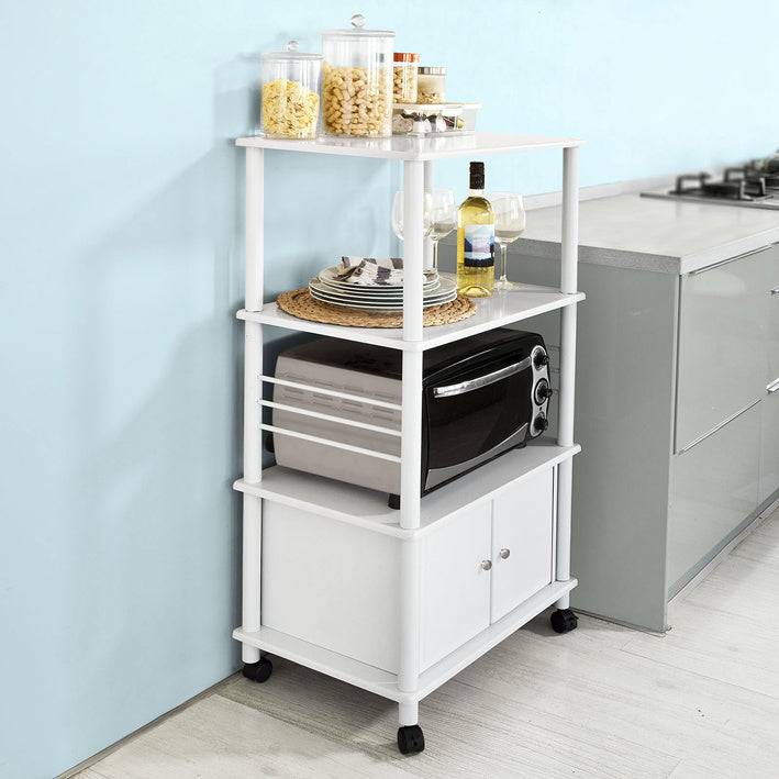Sobuy SoBuy Mikrowellenschrank Küchenschrank Mehrzweckschrank Weiß FRG12-W Fabrikverkauf