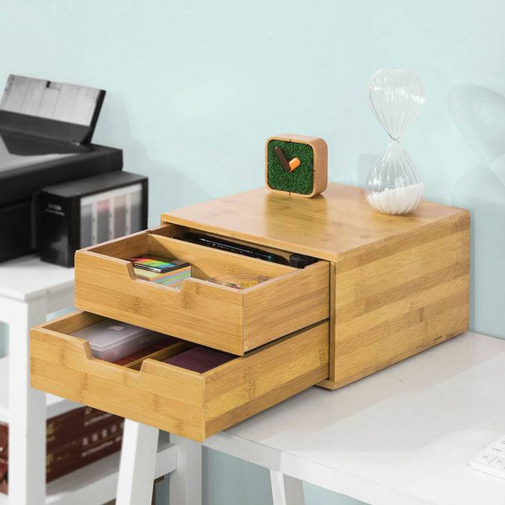 Sobuy SoBuy Kaffeekapsel Box Aufbewahrungsbox Schubladenbox Bambus FRG82-N Angebote