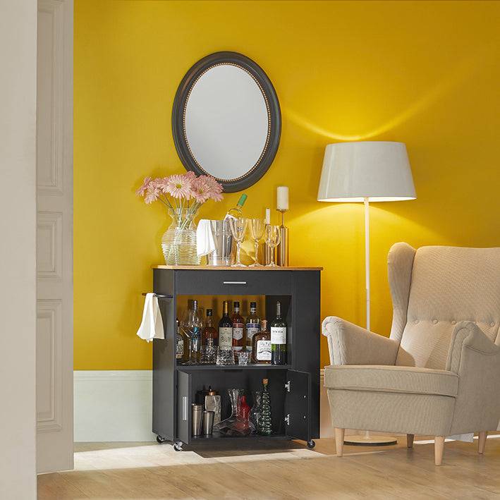Sobuy SoBuy Küchenwagen Sideboard Servierwagen Kücheninsel FKW113-SCH Hotsell