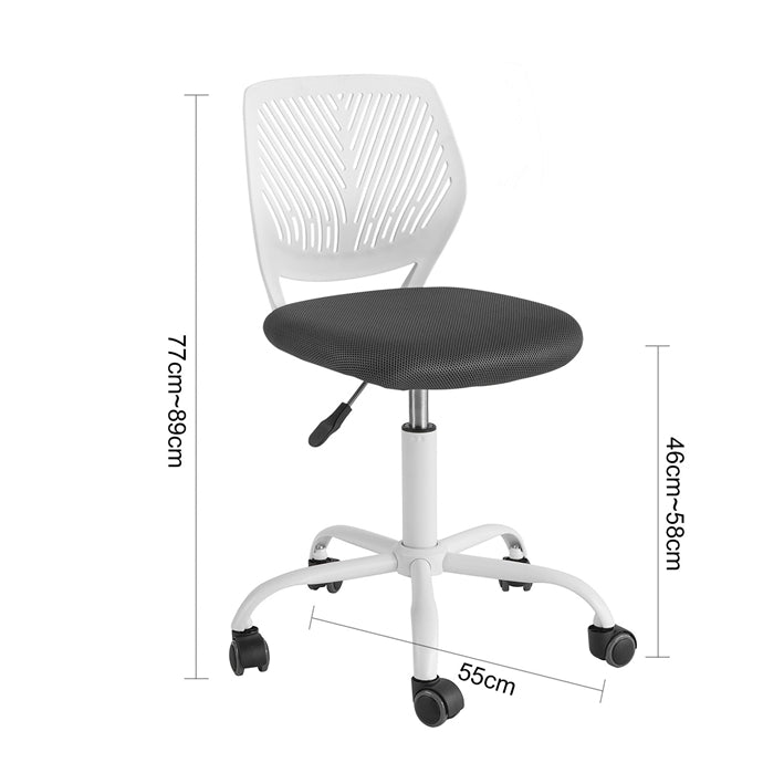 Sobuy SoBuy Schreibtischstuhl Kinder Jugenddrehstuhl Drehstuhl Weiß FST64-W Outlet