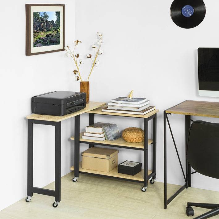 Sobuy SoBuy L-förmiger Beistelltisch Couchtisch Eckschreibtisch Industrie-Design FWT83-N Angebote