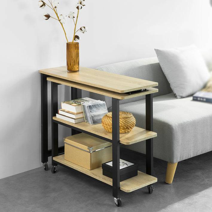 Sobuy SoBuy L-förmiger Beistelltisch Couchtisch Eckschreibtisch Industrie-Design FWT83-N Angebote