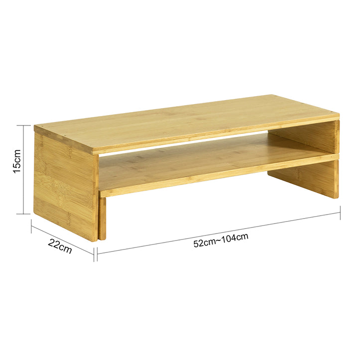 Sobuy SoBuy Design Monitorerhöhung für 2 Monitore Monitorständer BBF07-N Günstiger Verkauf