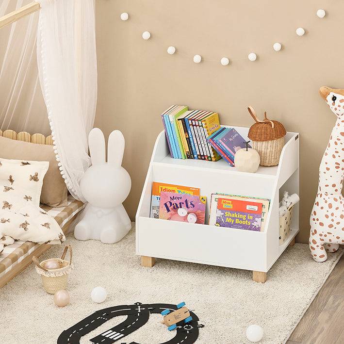 Sobuy SoBuy Kinderregal Spielzeugregal Aufbewahrungsregal für Kinder KMB54-W Blitzverkäufe