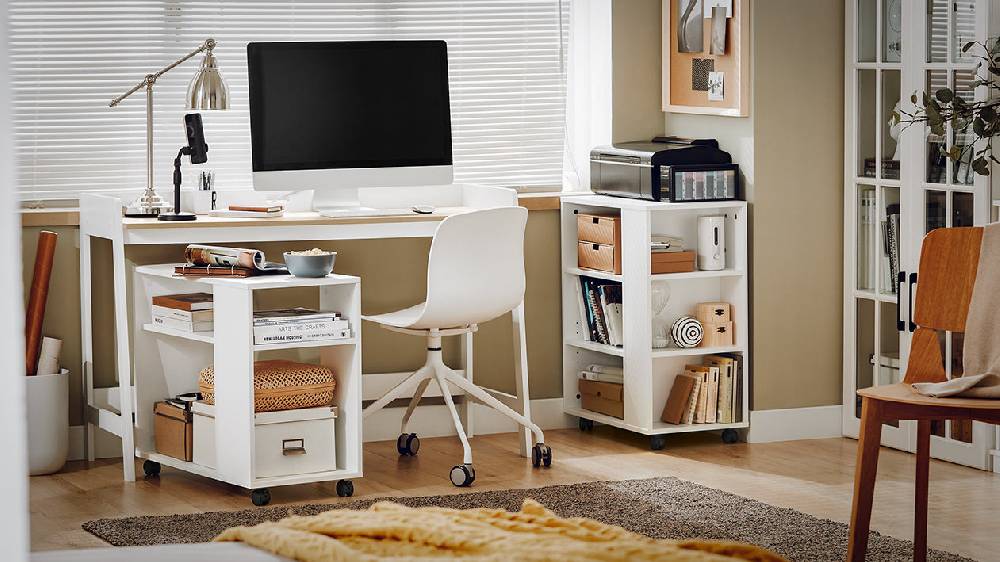 Sobuy SoBuy Schreibtisch Bürotisch Kinderschreibtisch Weiß-Natur FWT41-WN Angebote