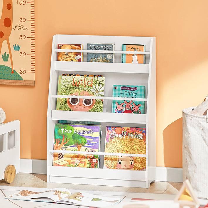 Sobuy SoBuy Kinderregal Wandregal Aufbewahrungsregal für Kinder KMB45-W Fabrikverkauf