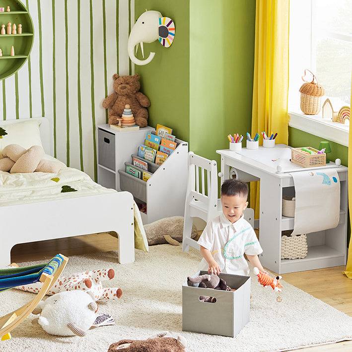 Sobuy SoBuy Kinderregal Spielzeugregal Bücherregal Aufbewahrungsregal für Kinder KMB76-W Blitzverkäufe