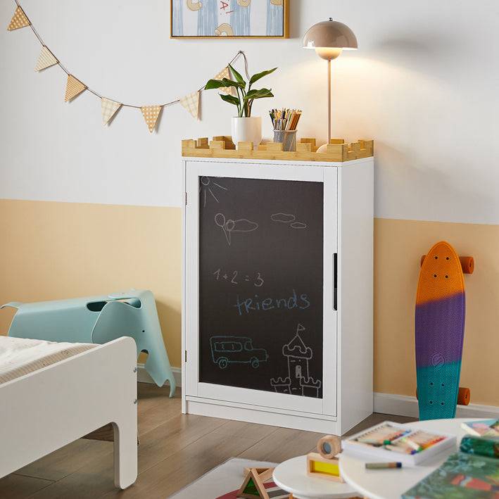 Sobuy SoBuy Kinderregal mit Tafel Aufbewahrungsschrank Kinderzimmer KMB43-W Online