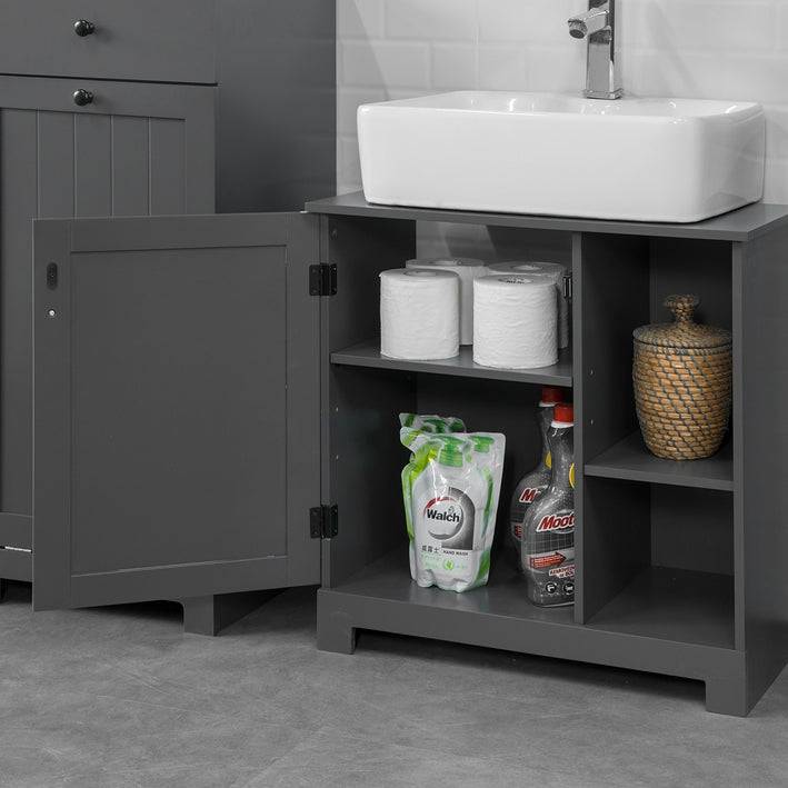 Sobuy SoBuy Waschbeckenunterschrank Badezimmerschrank Dunkelgrau BZR38-DG Hotsell