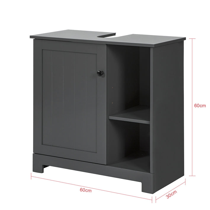 Sobuy SoBuy Waschbeckenunterschrank Badezimmerschrank Dunkelgrau BZR38-DG Hotsell