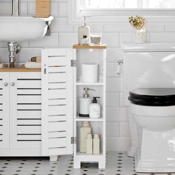 Sobuy SoBuy Toilettenrollenhalter Badregal Badezimmerschrank BZR85-W Outlet